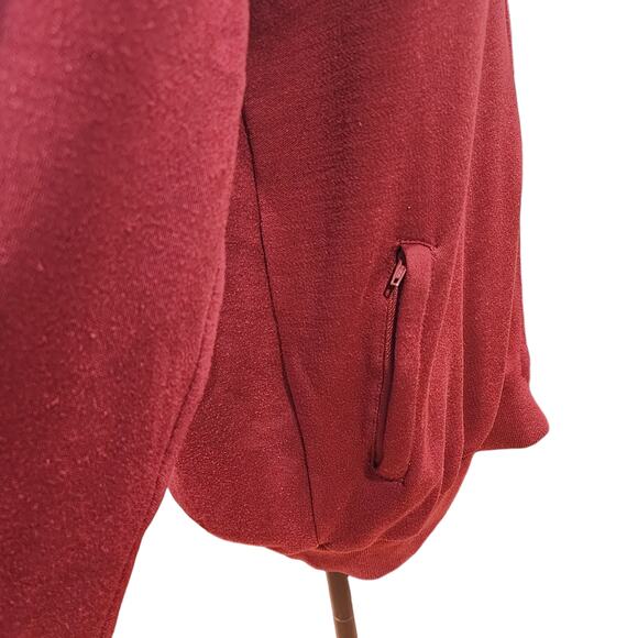 Vintage Christian Dior Monsieur Striped Burgundy & Gray Zipped Jacket Size Large - Picture 8 of 13